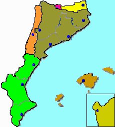 Mapa dels Pasos Catalans